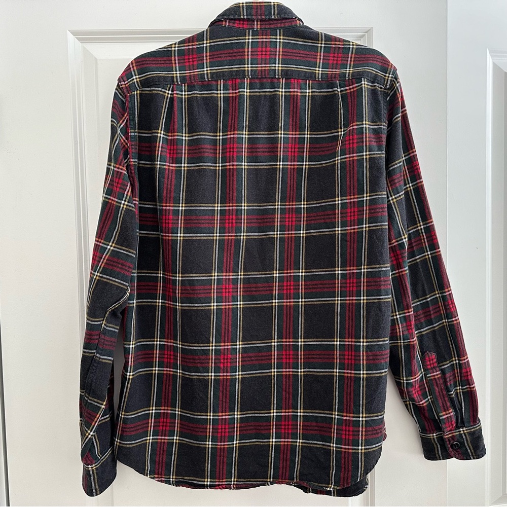 Duplicate Listing J.Crew Charcoal Grey & Red Plaid Long Sleeve Button Down Shirt - Picture 4 of 11